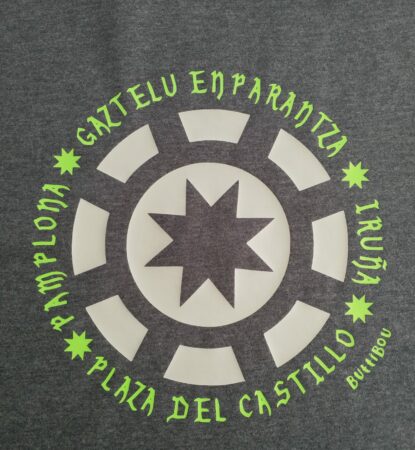 Camiseta Fluor " Pamplona tiene estrella"/Hombre