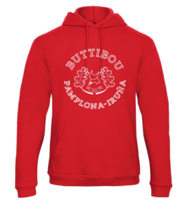 Sudadera Hoja de roble Rojo infantil, unisex