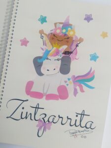 Libreta Zintzarrita Unicornio