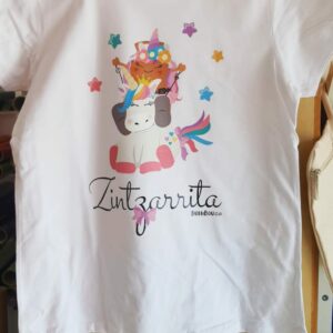 camiseta Zintzarrita Unicornio