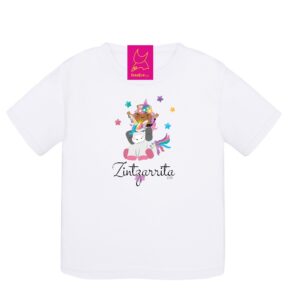 camiseta zintzarrita Unicornio