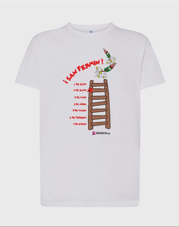 camiseta la escalerica sanferminera junior