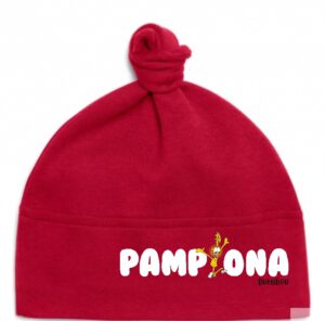 Gorro nudo Pamplona y Báculo rojo kids