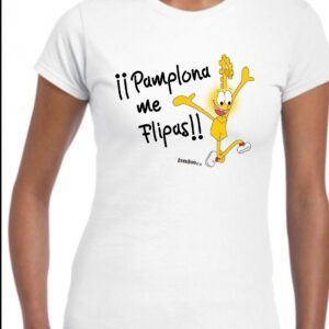 Camiseta Pamplona me flipas Mujer