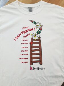 Camiseta Escalera sanferminera Hombre