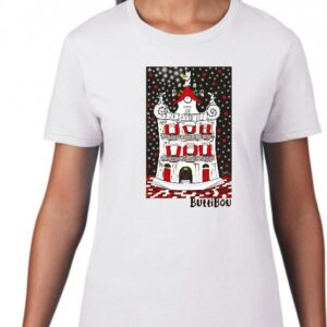 camiseta Ayuntamiento de Blanco y rojo Mujer
