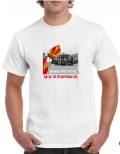 camiseta Stay in Pamplona Hombre