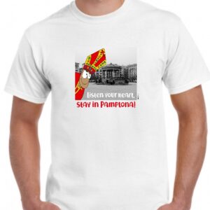 camiseta Stay in Pamplona Hombre