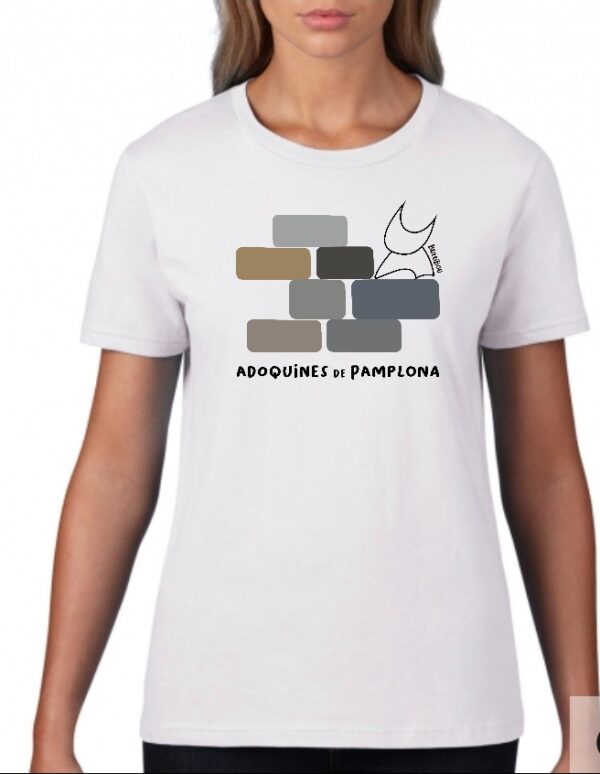 camiseta adoquines de Pamplonamujer