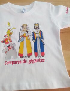 Camiseta comparsa de gigantes