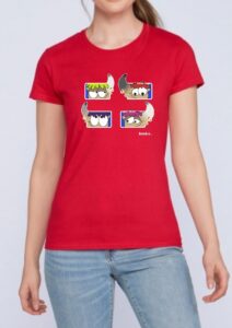 Camiseta Los Divinos Red Mujer