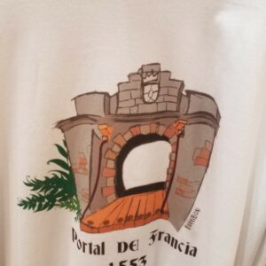 Camiseta Portal de Francia Blanca