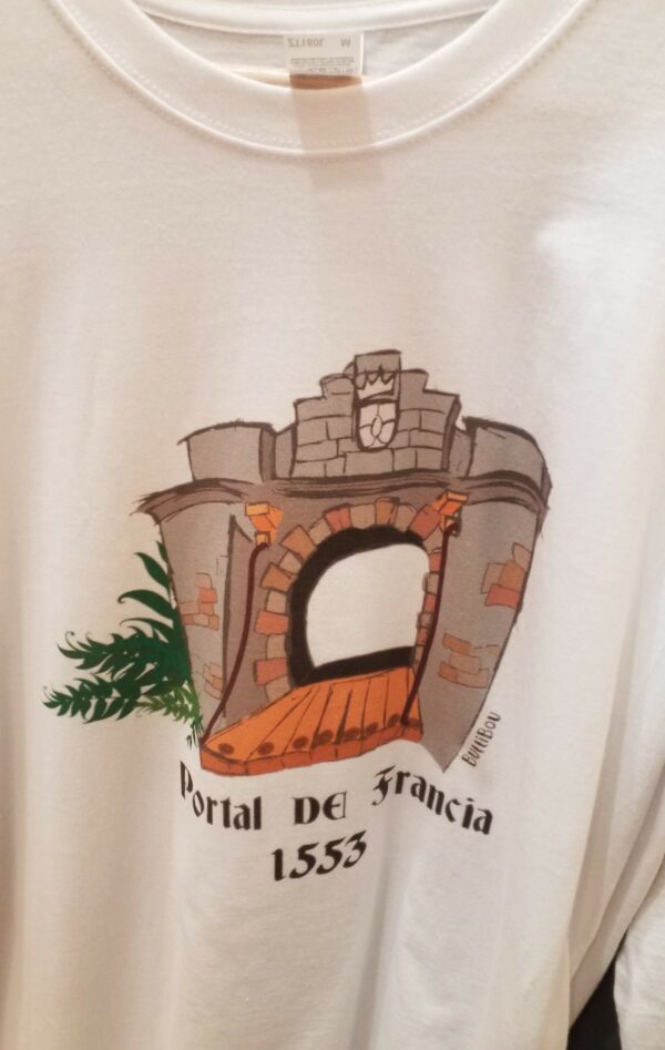 Camiseta Portal de Francia Blanca