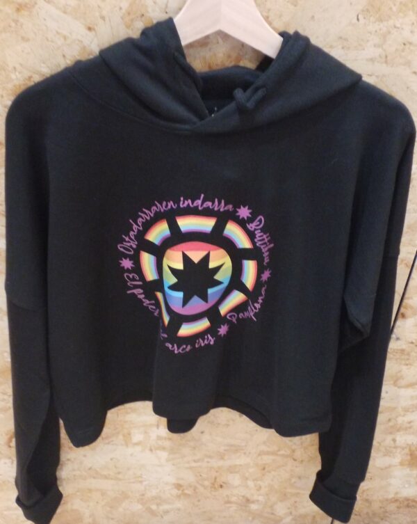 sudadera corta El poder del arco iris