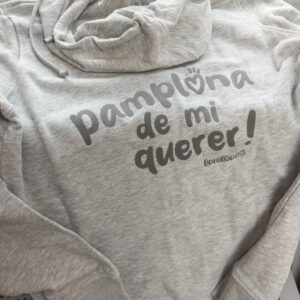 sudadera cremallera Pamplona de mi querer!