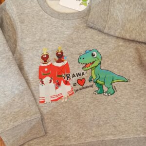 sudadera Toko Toko, Braulia y Dino