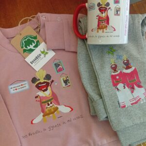 Sudadera la pequeña Braulia, para que l@s niñ@s se diviertan mientras conocen las tradiciones de Pamplona